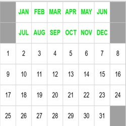 8x6p8 Calendar Puzzle Solver